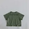 Camisetas Lawadka, camiseta de verano para niños, camisetas de moda para niñas sólidas, camisetas de algodón de manga corta para niños, ropa informal coreana para niños de 16 años x0719