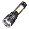 Mini LED Tactical Torch, Justerbar Focus Hand Lampe för camping Vandring Walking Cykling etc.