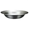 Dinnerware Sets Steamer Salad Serving Basin Vegetable Plate Large Mixing Bowl Stainless Steel Home Essential