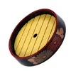 Geschirr-Sets Japandi Decor Hangiri Oke Sushi-Schüssel aus Holz, Reis-Mischplatte, als Servierzubehör