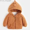 Manteau en duvet Nouvel automne hiver manteau en coton pour enfants veste bébé garçons et filles manteau chaud mode manteau en laine à capuche pour enfants vêtements pour enfants Z230719