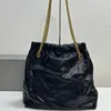 The tote bag Celebrity designer handbags Women's Crush Tote Bag chain shopping bag letter Shoulder bag luxurys handbags calfskin casual purses designer clutch woman