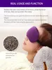 Eye Massager USB Heated Mask Far Infrared Eyeshade For Dry Eyes Compress Puffy Styes Blepharitis Treatment 230718