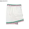 Męskie koszulki Casablanca Sports Jogging Zestaw wysokiej jakości BET Printing Pocket Condon Short Aloha koszula 230718