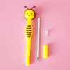50pcs Cartoon Little Bee Gel Pen Pen Created Cute Stationery Student Black Pen Prezenty dla dzieci Y200709204I