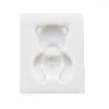 Stampi da forno Piccolo simpatico orso Silicone Sugarcraft Stampo Strumenti in resina Cupcake Decorazione torta fondente