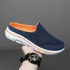 Slippers 2023 Mannen Casual Muilezels Mesh Ademende Platte Slippers Zomer Paar Schoenen Grote Maat Loafers Mode Schoenen Mannen Straat slippers L230719