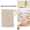 Bath Brushes Sponges Scrubbers 3Style Exfoliating Mesh Bags Pouch For Shower Body Mas Scrubber Natural Organic Ramie Soap Bag Sis Dhj2N