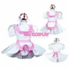 Sissy Maid PVC dress cosplay female CD TV Tailor-Made310T