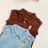 Ensembles de vêtements bébé garçon vêtements d'été 2023 coréen enfant en bas âge garçons tenues haut sans manches Shorts 2 pièces enfant enfants mode Sport costume