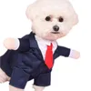 Köpek giyim resmi takım elbise rahat gömlek köpek kıyafetleri küçük köpekler için evcil hayvan düğün takım elbise kıyafetleri