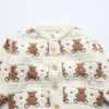 Pullover Herfst Kinderen Truien Beer Print Meisjes Truien Jongens Truien Kinderen Vesten HKD230719