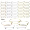 Bangle 60 PCS DIY Expanderbara armband Justerbar tråd tomt pärlhängen Bangles för smycken Making3097