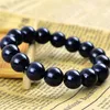 6mm-14mm Natural Blue Sand Beaded Strands Bracelet Fine Gemstone Beads Jewelry Bracelets For Woman Gifts Factory Expert Desi309Y