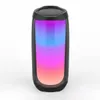 Portable Music Pulsation Full Screen Light Effect Wireless Bluetooth Speaker Heavy Bass Card Portable Sport Mp3 Player Pulse5