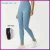 Pantalon actif avec Logo Fitness Yoga femme vêtements de sport femmes entraînement taille haute pousser nu sport Leggings collants de course dames