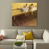 Beautiful Dancer Canvas Art Dancers Practicing at the Barre Edgar Degas Painting Artwork Handmade Hotel Room Decor