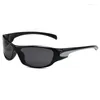 Солнцезащитные очки мужские серебряные Y2K Outdoor езда на велосипеде спортивные солнцезащитные очки женщины винтажные оттенки