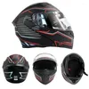 Casques de moto Jiekai Casque Full Cover Découvrez les hommes et les femmes Dual Lens Safety DOT