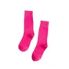 1lot5pairs 100% Baumwolle Frauen Socken Mode Sexy Neue Dame Frau Lange Sport Socke Casual Business Atmungsaktiv Schweiß Warme socken Birthd223h