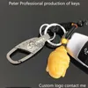 Car Key 2021 nuove stelle a quattro punte auto fibbia in vita in lega di metallo portachiavi portachiavi Per opel astra j h astra h astra k opel insignia auto x0718