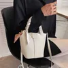 Picotin Lock Abendtaschen Damen 2023 Neue Mode Vielseitiger Trend Erweiterte trendige Bucket Tote Handheld One Shoulder Crossbody GCR7