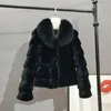 Femmes fourrure chaud hiver mode court Faux manteau femmes décontracté mignon épais fourrure veste avec col solide femme pardessus 2023