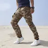 Calças masculinas de corrida masculinas ao ar livre de secagem rápida tático verão estiramento respirável militar camuflagem calças masculinas macacões casuais