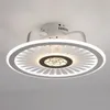 LED Ceiling FAN with Light, 52W 47cm flush mount Modern Ceiling Light with fan for home depot bedroom living room kitchen