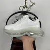 Neon Green Clear Sole Triple S des Chaussures Women Mens Casual Shoes Chunky Sneakers Platform Designer Black White Red Blue Brand Paris Flat Trainers Sneakers