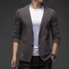Men's Sweaters Fashion Pure Color Men's Winter Sweater Cardigan Vertical bar Sweaters Classic Casual PocketV-neck Autumn Long Sleeve Korean New L230719
