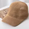 Boll Casual Caps Fashion Straw Cap Baseball för kvinna Skydd utflykt bär hatt strand sommarsol 230718 man