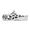 DIY Anpassade skor tofflor Mense Womens Black White Milch Cow Clog 37-101888 Sneakers Trainers 36-48