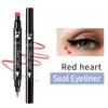 Eye ShadowLiner Combination QIC double head eyeliner sealing waterproof and sweat proof liquid pen 230719
