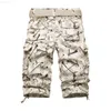 Shorts pour hommes Coton Shorts cargo pour hommes Mode Camouflage Shorts pour hommes Multi-poches Casual Camo Outdoors Tolling Homme Pantalons courts 2022 Summer L230719