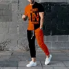 Pantalons de t-shirts pour les survêtements masculins Croyez en vous-même un pantalon T-shirt imprimé en 3D