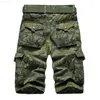 Shorts Masculino Camuflado Camo Cargo Shorts Masculino 2022 Novos Shorts Masculinos Casuais Masculino Solto Calções de Trabalho Masculino Calças Curtas Militares Tamanho Grande 29-44 L230719