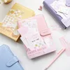 Macaron Journal Travler Notebook A6 Feuilles mobiles PU Agenda Planner Couleur Refill Sticker Set DIY Accessoires