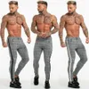 Мужские брюки Slim Fit Обучение тренировочных штанов Проверка повседневных брюк бегает тартан пробегает тощий днит173i