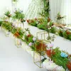 5Pcs/Lot Party Decoration Dessert Table Cake Sweet Food Stand Wedding Road Lead Flower Rack White Gold Option