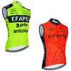 Koszulki rowerowe Topy Efapel Team Cycling Jersey Windbreaker Men Bike Vest Maillot Ropa Ciclismo Pro Bicycl Tshirt Odzież 230718