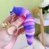 Decompression toy slug slug slug pendant cartoon pendant caterpillar keychain