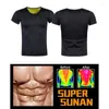 Men's Body Shapers Thermal Shaper Slimming Shirt Compression Sports Neoprene Waist Trainer Slim Vest T-Shirt