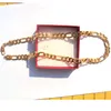 18k Solid Gold Plated AUTHENTIEKE AFWERKING 18k gestempeld 10mm fijne Figaro Chain ketting heren Made In 600mm230q