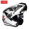 Motorcykelhjälmar LS2 FF370 Vänd hjälm Dual Lens Modular med Sun Visor Casco Moto Capacete ECE -certifiering