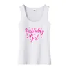 Women's Tanks Cute Birthday Girl Pink Star Design Sexy Slim Fit Tank Tops Wife Kawaii Princess Sleeveless T-Shirt