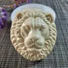 DW0137 PRZY Animals Lion Head Silicone Mold Soap Mould Handmade Soap Making Molds Candle Silicone Mold Resin Clay Mold 2102252172