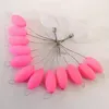 100 torba pembe aydınlık balıkçılık şamandıra bobber 13mm 7 yıldız köpük uzay fasulye takımı cazibesi aksesuarları254y