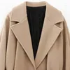 Frauen Trenchcoats Frau Mantel Jacke Winter 2023 Elegante Lange Frauen Gürtel Hülse Damen Jacken Outer Büro Dame Casual