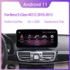 10 25 Qualcomm Android 11 6G RAM 128 ROM Car PC Radio Navegación GPS Bluetooth WiFi Unidad principal Pantalla para Mercedes Benz E Cla272U